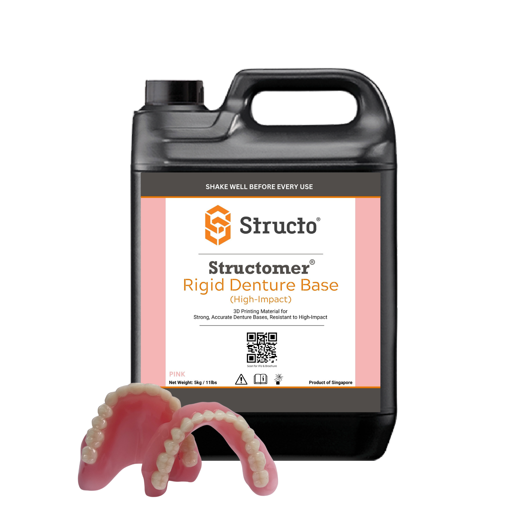 DentureBase_Rigid_HIGH IMPACT_Pink_5KG-BOTTLE